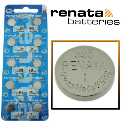 renata 395 watch battery equivalent